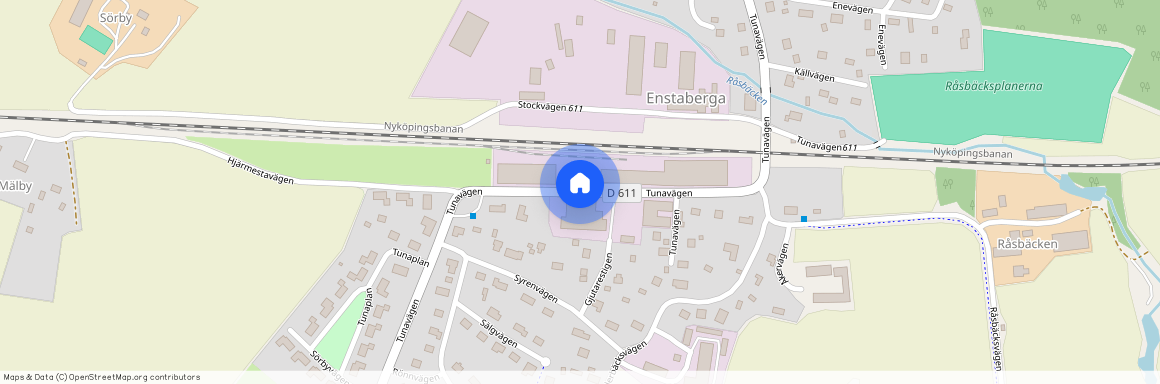 Tunavägen, Enstaberga