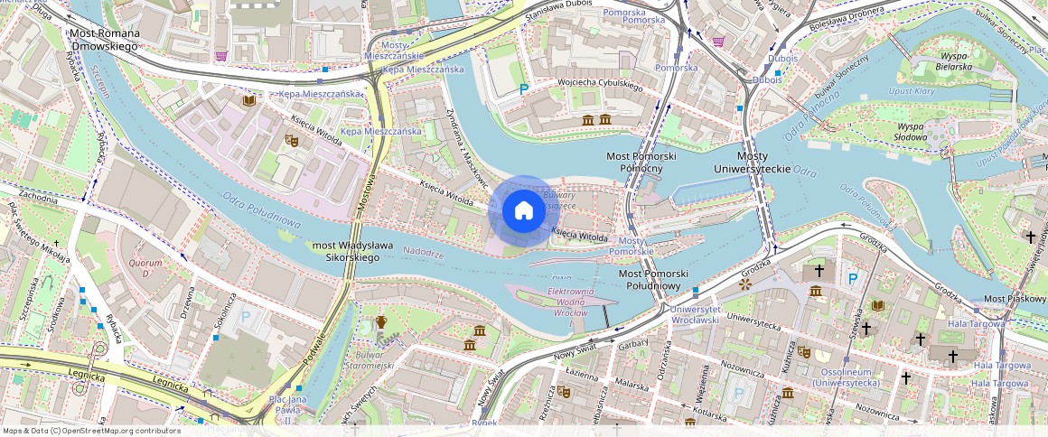 ul. Księcia Witolda, Kępa Mieszczańska, Wrocław