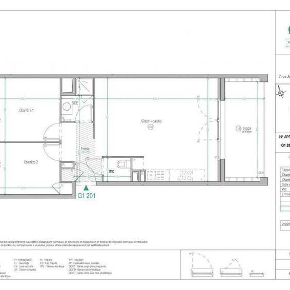 Appartement 3 pièces - - Photo 1