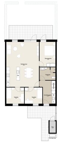 Moderne et-plans rækkehuse i Grejs - Foto 5