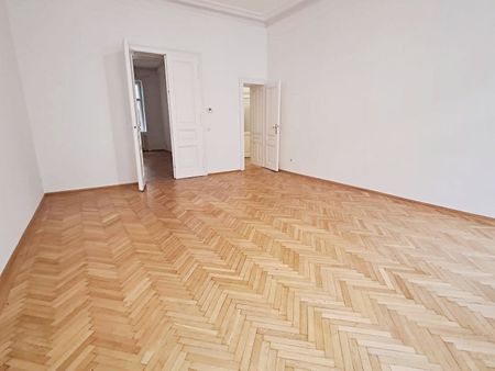 INNENSTADTLAGE, Spiegelgasse, 95 m2 Altbau mit Balkon, 2 Zimmer, Komplettküche, Wannenbad, Parketten, 4. Liftstock, Am-Graben-Nähe - Photo 3