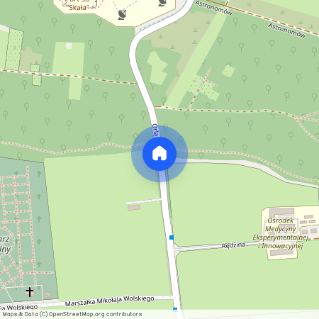 ul. Orla, Bielany, Zwierzyniec, Kraków, małopolskie