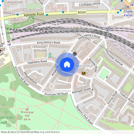 Chalcot Crescent, Primrose Hill, NW1 8YE, London