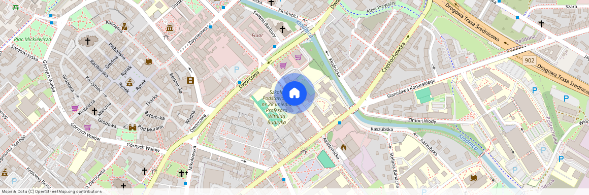 ul. ks. Marcina Strzody, Śródmieście, Gliwice, śląskie