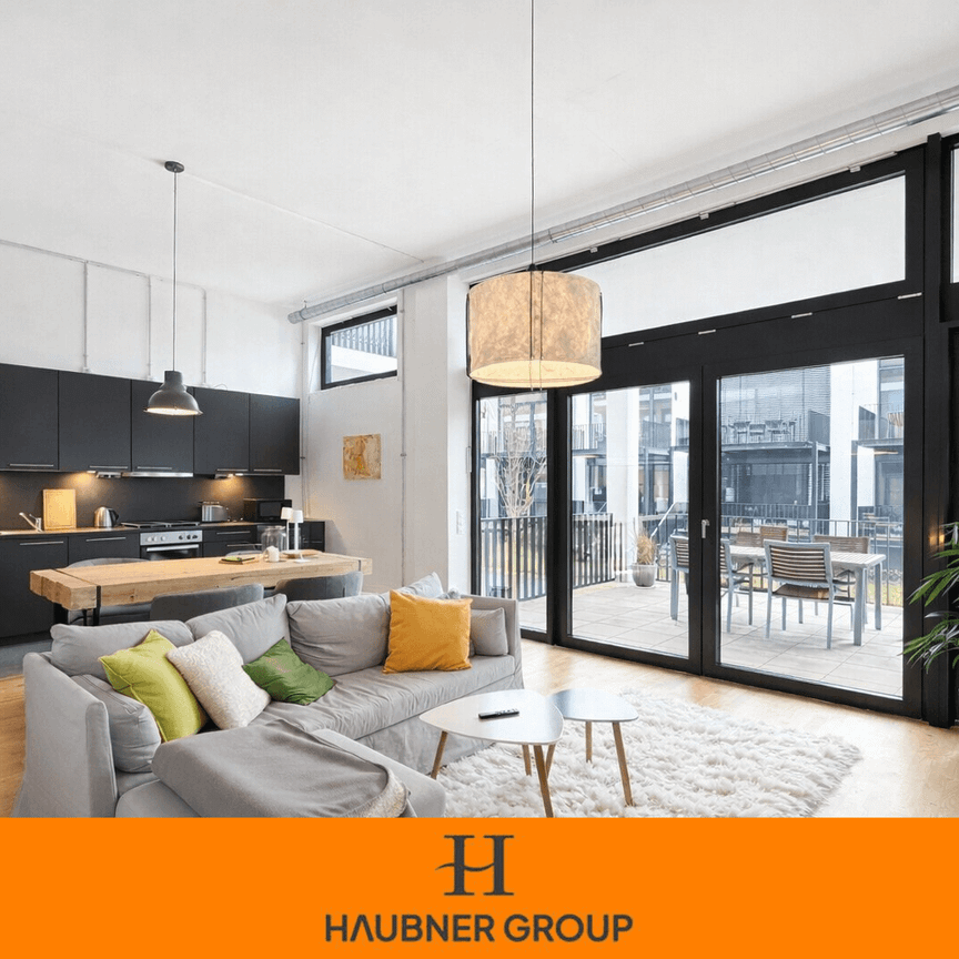 Modernes Wohnen im Tabakquartier – Stilvolle Loftwohnung mit großem Balkon - Photo 1