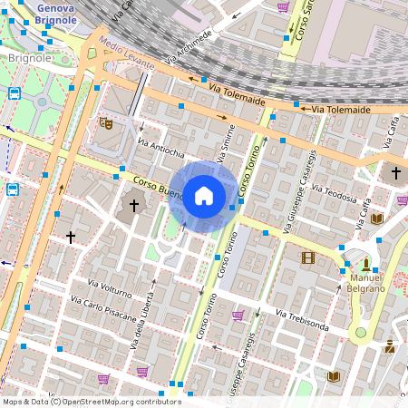 Genova, Corso Buenos Aires - Foce