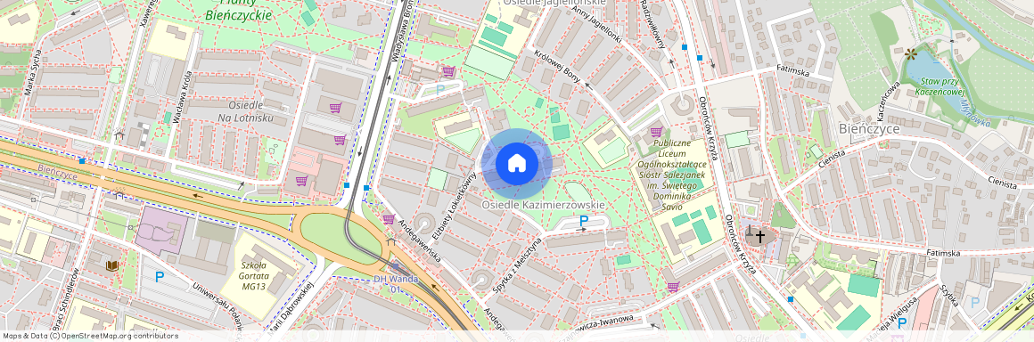 os. Kazimierzowskie, Bieńczyce, Bieńczyce, Kraków, małopolskie