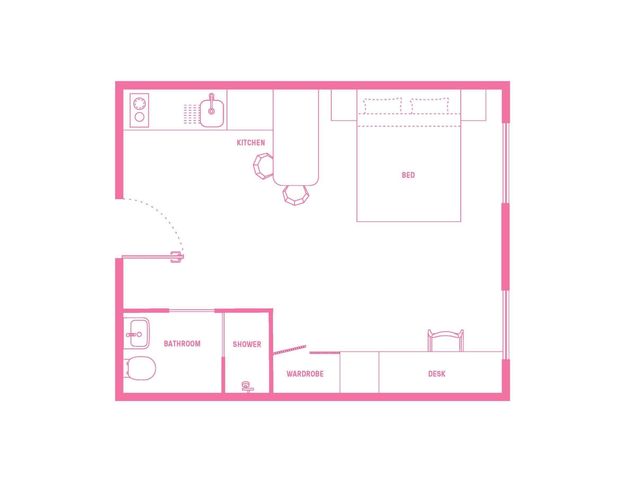 Ultra Studio, Queen Bed - Photo 1