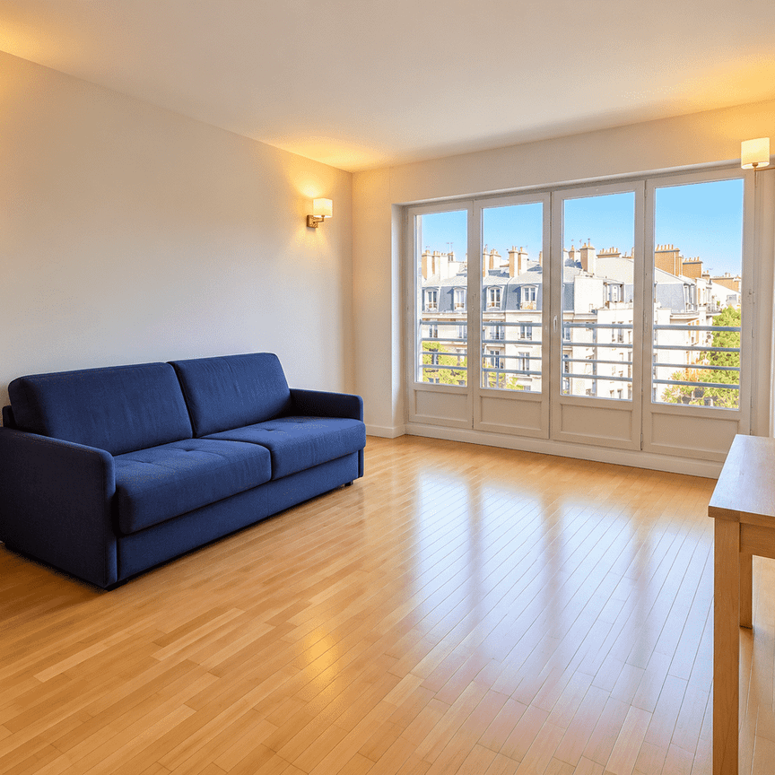 3 pièces - Meublé - 60,97 m² - 6ème étage - Colocation non autorisée - Photo 1