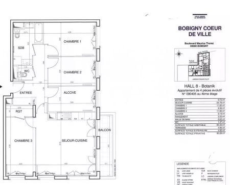 location Appartement T4 DE 85.7m² À BOBIGNY - Photo 4