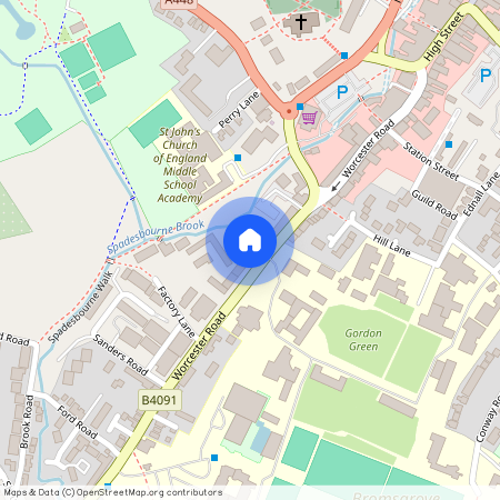 Worcester Road, Bromsgrove, Worcestershire, B61