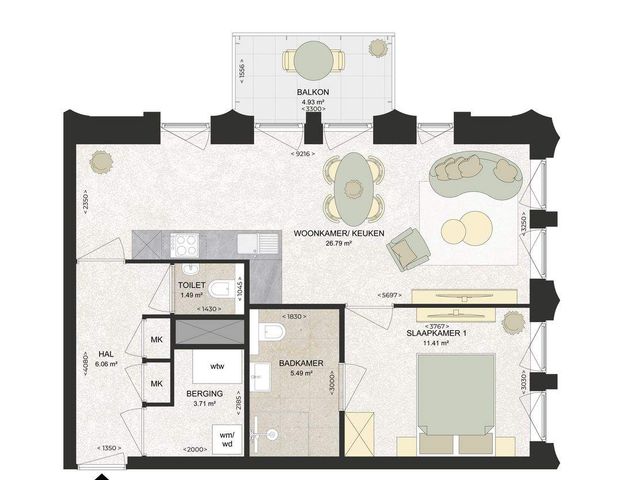 Appartement Kennedylaan, Haarlem - À Louer - Photo 1