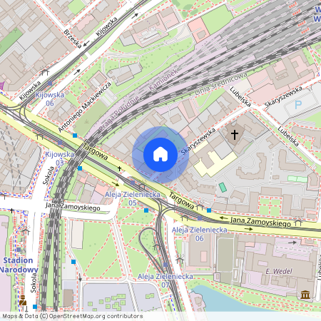 Warszawa, Praga-Południe, Praga-Południe, Kamionek, Targowa