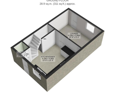 2 bedroom terraced house to rent - Photo 2