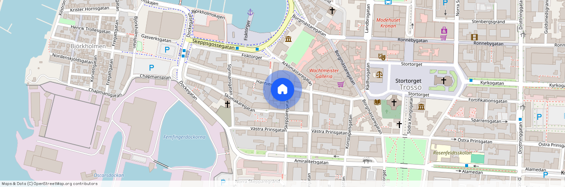 Trossö/centrum, Karlskrona, Blekinge, Skepparegatan 41 B