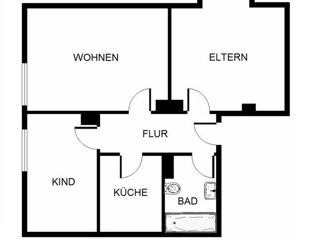 3-Zimmer-Wohnung in Gelsenkirchen Hassel - Photo 1