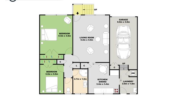 Lovely 2 bedroom unit comes with a garage - Photo 1