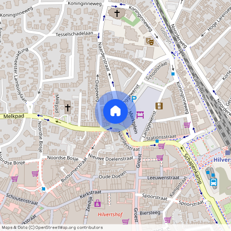 Raadhuiskwartier, 1211 AH, Naarderstraat, Hilversum