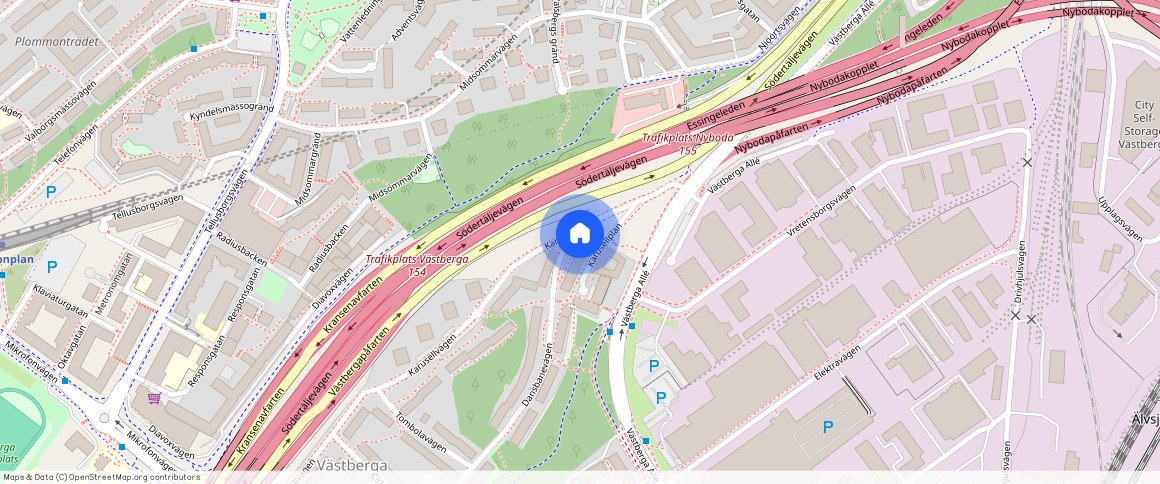 Dansbanevägen **, Västberga