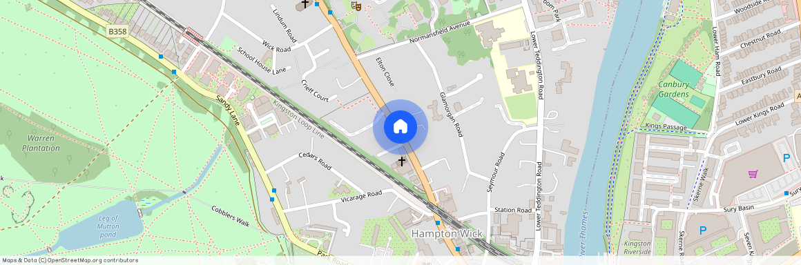 Upper Teddington Road, Hampton Wick, KT1, London