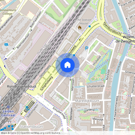 Stationskwartier, 2316 XC, Schipholweg, Leiden