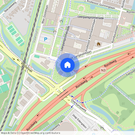 Maria Montessorilaan en omgeving, 3312 KW, Leerparkpromenade, Dordrecht