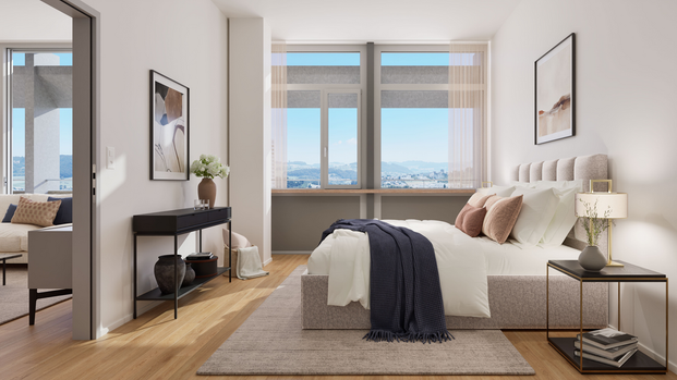 ERSTBEZUG - Wohnen mit Weitblick im Hochhuus Bern - Foto 1