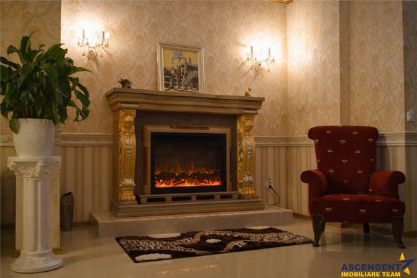 Penthouse extravagant,living spectaculos, semineu,terase gen - Fotografie 1