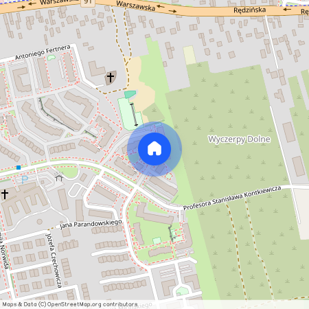 ul. Kontkiewicza, Wyczerpy, Wyczerpy-Aniołów, Częstochowa, śląskie