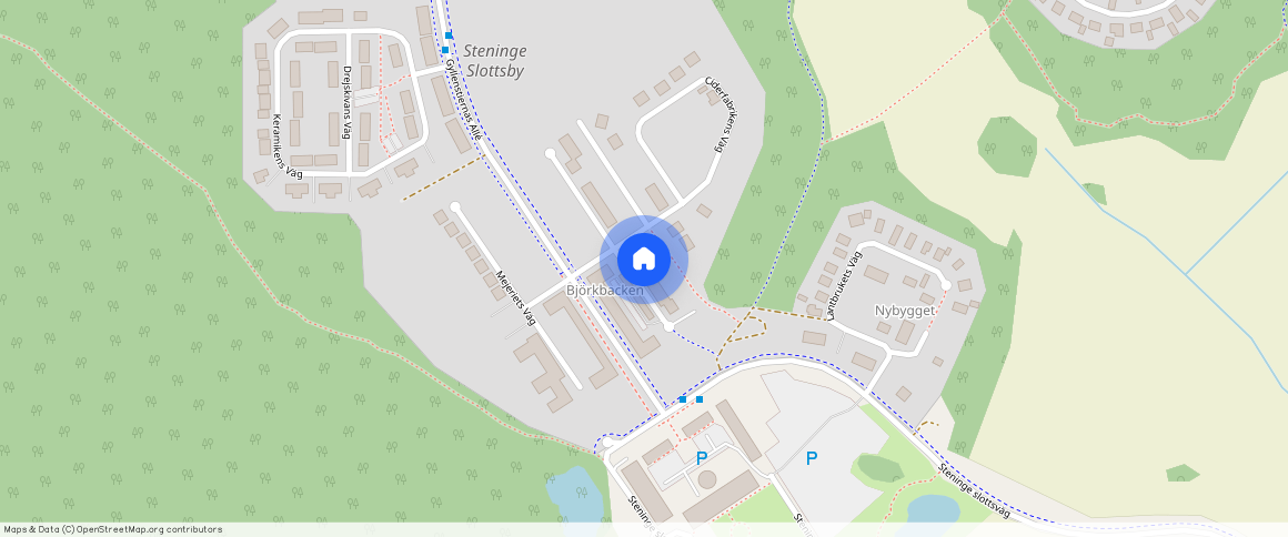 Trädgårdsmästeriets väg **, Steninge