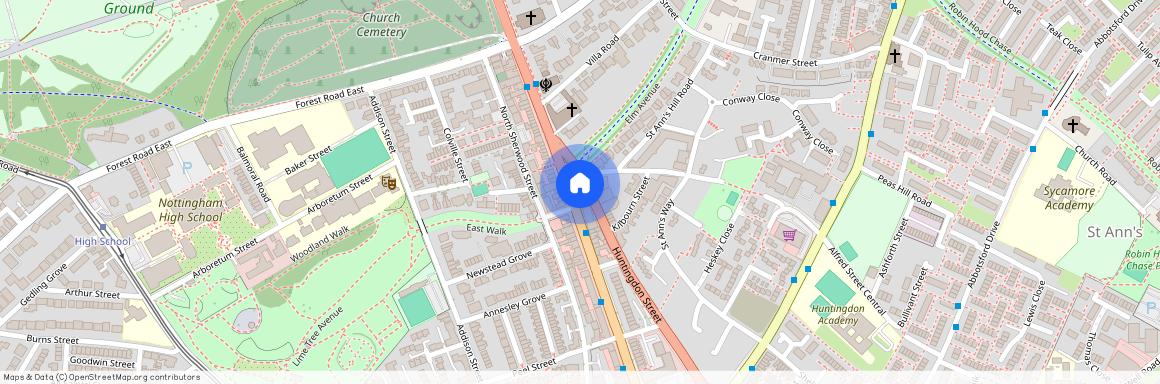 172 -174, Mansfield Road, NOTTINGHAM NG1 3HW