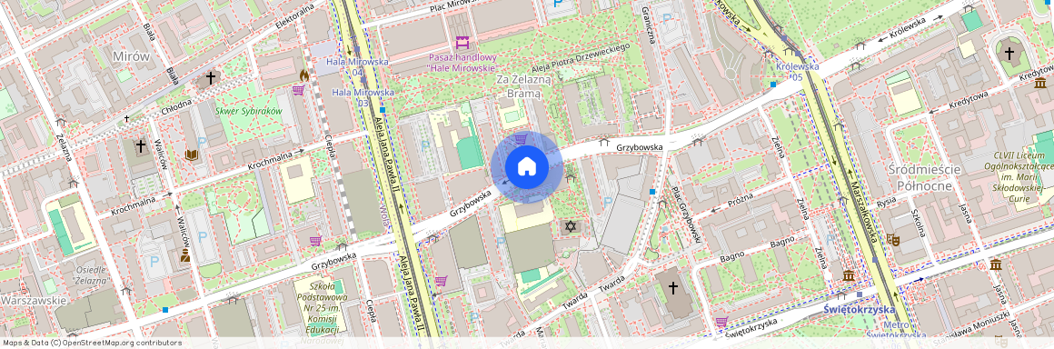 Śródmieście, ul. Grzybowska, Warszawa