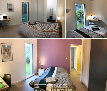 Chambre avec salle d'eau privative, Maison récente avec jardin Nant... - Photo 5