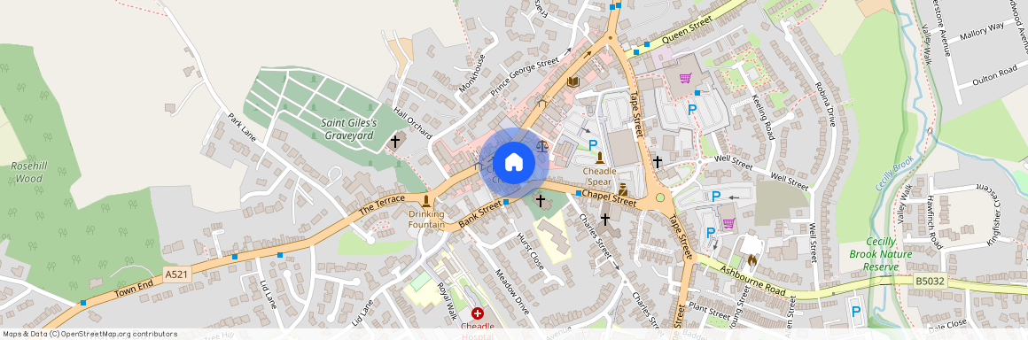 Cross Street, Cheadle, Staffs ST10