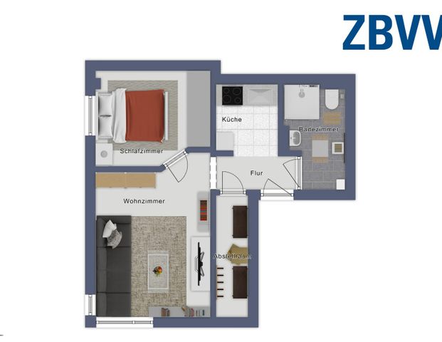 Barrierefreie 2-Zimmer Wohnung - Ideal für Rollstuhlnutzer! - Foto 1