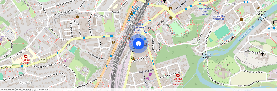 Rte des Arsenaux 3b, 1700, Fribourg