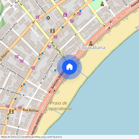 Avenida Atlantica, Rio de Janeiro, Copacabana