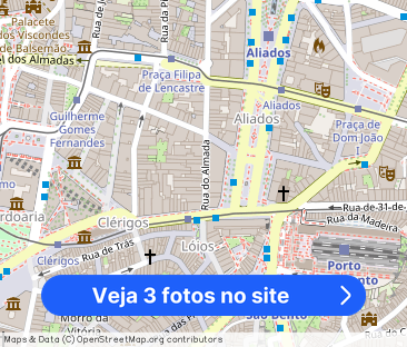 Quarto para casal Porto rua do Almada - Foto 1