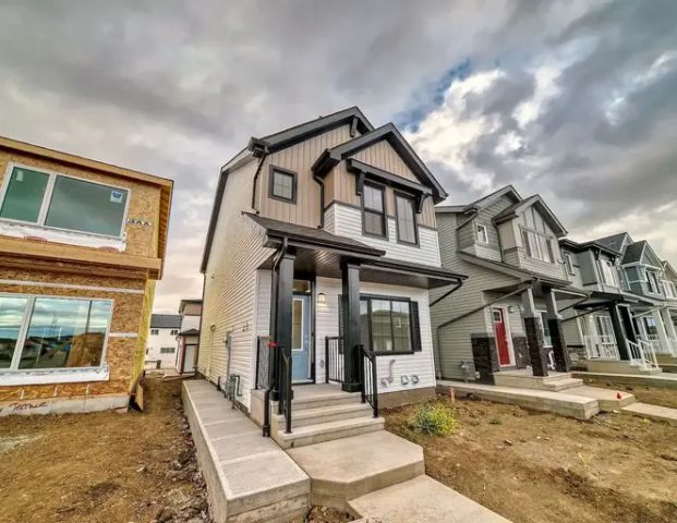 Pet-friendly, Brand New Three Bedroom Home With Double Detached Garage | 4712 Cawsey Terrace Southwest, Edmonton - Photo 1