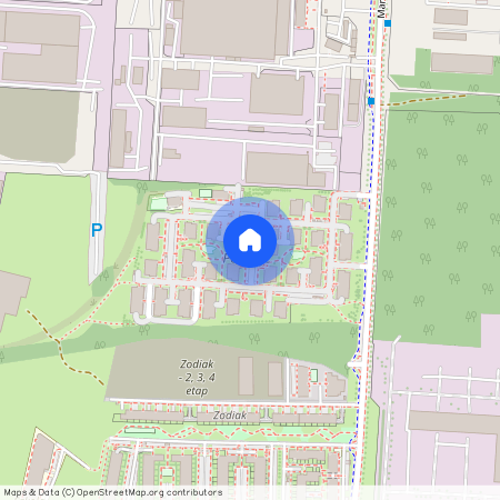 ul. Mariana Domagały, Złocień, Bieżanów-Prokocim, Kraków, małopolskie