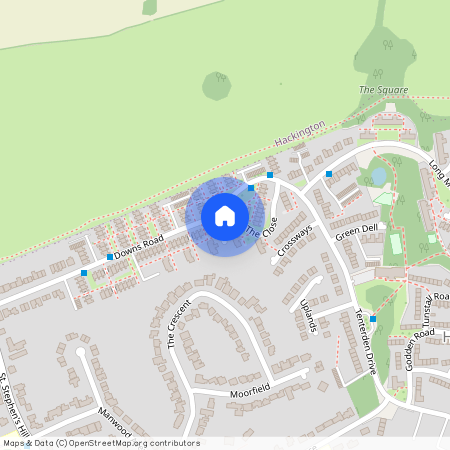 Downs Road, Canterbury, Kent, CT2