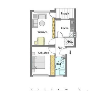 Modernisierte 2-Zimmer-Wohnung in Mülheim-Saarn - Foto 1