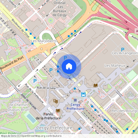 Avenue des 3 Fontaines et Boulevard de l'Oise 95000 Paris