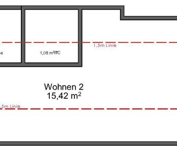 möblierte 2 Zi. Maissonette-Wohnung ca. 15 km südöstlich von Ansbach - Photo 4