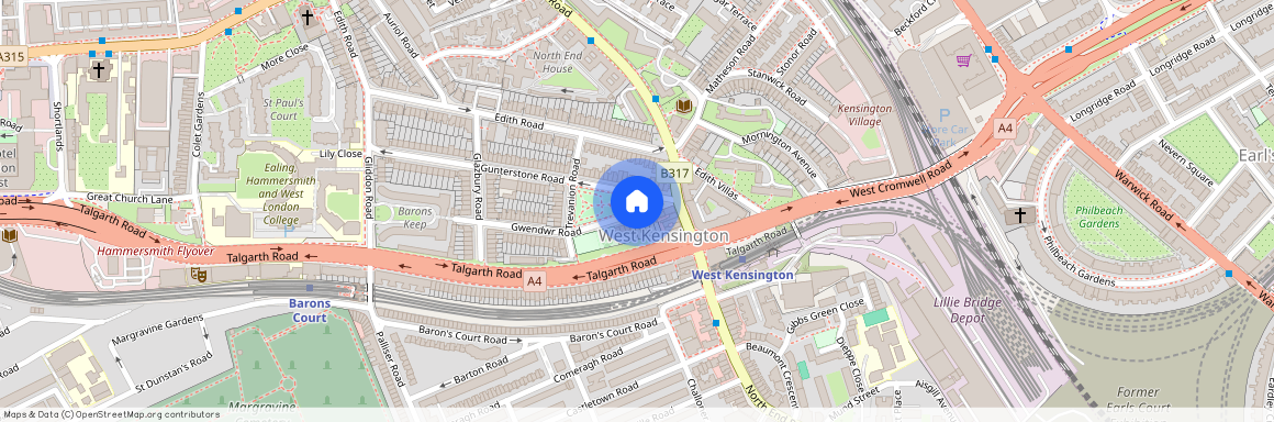 Gwendwr Road, London, W14