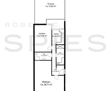 Möbliert Wohnen: Exklusive & Stilvolle 2-Zimmer-City-Wohnung mit großer Terrasse - Photo 6