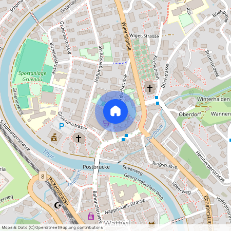 9630, Wattwil, Unterdorfstrasse