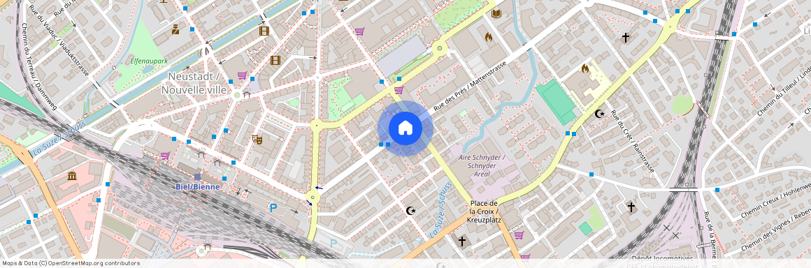 2503, Biel/Bienne, Rue Des Prés / Mattenstrasse, 44