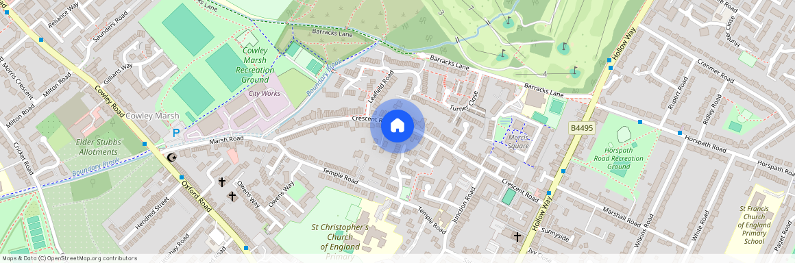 Crescent Road, Temple Cowley