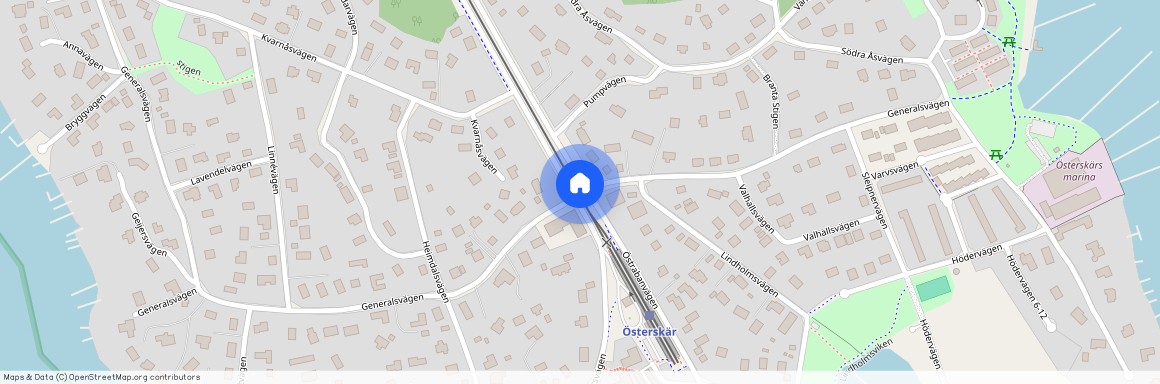 Generalsvägen, Österskär